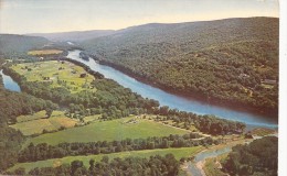 P4242 River Delaware Pocono Mountains Area Pennsylvania Ne  USA Front/back Image - Andere & Zonder Classificatie