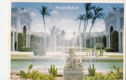 P4183 Palm Beach Fabulous Royal Poinciana Plaza Florida USA Front/back Image - Palm Beach