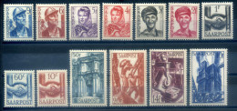 SAAR - 1948 DEFINITIVES - Ongebruikt