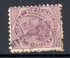 NEW ZEALAND, Class A Postmark ´NEW PLYMOUTH´ On Q Victoria Stamp - Gebraucht