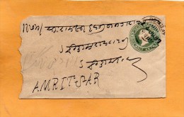 India Old Card - 1882-1901 Imperium