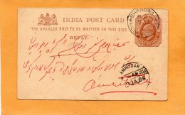 India Old Card - 1902-11 King Edward VII