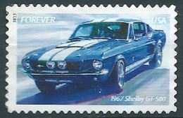 VERINIGTE STAATEN ETATS UNIS USA 2013 MUSCLE CARS - 1967 SHELBY GT-500 F USED SC 4744 MI 4932 YT 4574 SG 5371 - Used Stamps