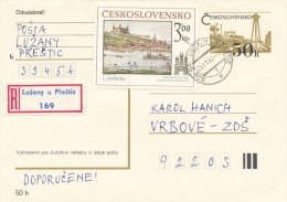 I2976 - Czechoslovakia (1982) 334 54 Luzany U Prestic - Lettres & Documents