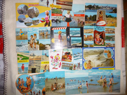 LOT DE 14 CARTES....ENFANTS A LA PLAGE.... - Collections, Lots & Séries