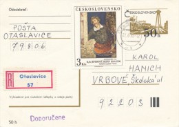I2980 - Czechoslovakia (1983) 798 06 Otaslavice - Lettres & Documents