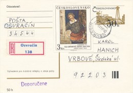 I2981 - Czechoslovakia (1983) 345 44 Osvracin - Lettres & Documents