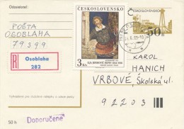 I2982 - Czechoslovakia (1983) 793 99 Osoblaha - Lettres & Documents