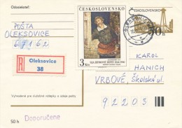 I2984 - Czechoslovakia (1983) 671 62 Oleksovice - Lettres & Documents