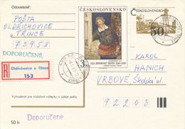 I2985 - Czechoslovakia (1983) 739 58 Oldrichovice U Trince - Lettres & Documents