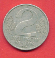 F3775 / - 2 Mark - 1957 A -  DDR - Deutschland Germany Allemagne Germania  - Coins Munzen Monnaies Monete - 2 Marcos