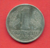 F3786 / - 1 Mark - 1956 A -  DDR - Deutschland Germany Allemagne Germania  - Coins Munzen Monnaies Monete - 1 Marco