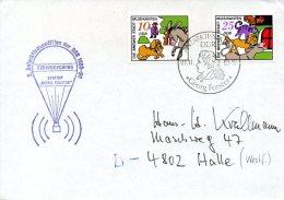 RDA. Enveloppe Polaire De 1988. Expédition De La RDA 1988-90. Station Georg Forster/Montgolfière. - Antarctische Expedities