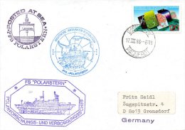 ALLEMAGNE. Enveloppe Polaire De 1986. Expédition En Antarctique De L'Allemagne/Navire Polarstern. - Antarctische Expedities