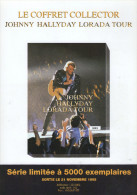 JOHNNY HALLYDAY BON DE PRECO/PLAN MEDIA "JOHNNY HALLYDAY  LORADA TOUR" TRES RARE PORT OFERT - Andere Producten