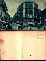 622) Cartolina Messina  Prima Del Terremoto-28 Dicembre 1908 Via Garibaldi E Porta Marina Ed.micali.santi - Modica