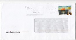 OCEANOGRAPHY, SHIP, STAMPS ON COVER, 2011, SPAIN - Storia Postale