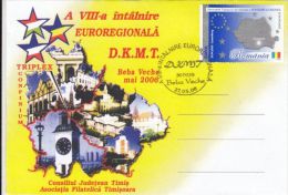 D.K.M.T. EUROREGION MEETING, SPECIAL COVER, 2006, ROMANIA - Lettres & Documents