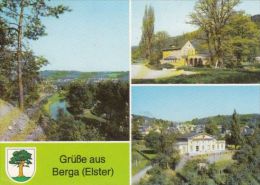 CPA BERGA ELSTER- PANORAMA, RIVER, CITY HALL, THE CLUB - Wittenberg