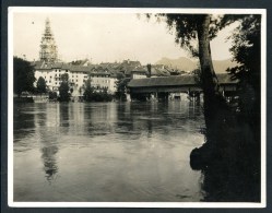 Olten - 4, Foto, Alte Brücke, Holzbrücke, Aare,  Ca.1930 / 1935 - Olten