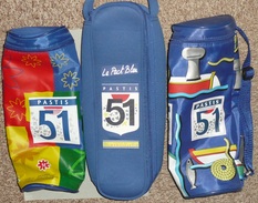 Lot De 3 Sacs Isothermes Avec Sangles, Porte-bouteille En Tissu Et Plastique PASTIS 51 Anis, Anisette - Alcools