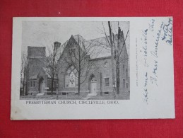 - Ohio >  Circleville  Presbyterian Church   Stamp Off  1907   Cancel Ref 1303 - Other & Unclassified