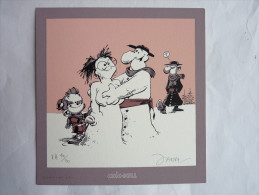 Ex Libris - JANRY & TOME - PETIT SPIROU T9 - NS - CHIC BULL Sérigraphie EA 10/40 Ou 75/222 - Illustrators J - L