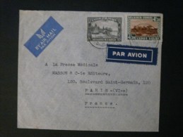 Congo Belge 1938 Lettre De Stanleyville Pour Paris ( Scan ) - 1923-44: Lettres
