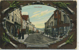 GWENT - ABERGAVENNY - CROSS STREET 1910 Gw8 - Monmouthshire