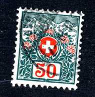 2715A  Switzerland 1910  Michel #37 Used  Scott #J43 ~Offers Always Welcome!~ - Taxe