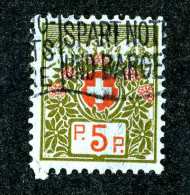 2728  Switzerland 1911  Michel #4 I Used  Scott #S3 ~Offers Always Welcome!~ - Franchigia