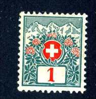 2733  Switzerland 1910  Michel #29  M*  Scott #J35 ~Offers Always Welcome!~ - Postage Due