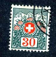 2736  Switzerland 1910  Michel #36b  Used  Scott #J42 ~Offers Always Welcome!~ - Postage Due