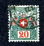 2738  Switzerland 1910  Michel #34  Used  Scott #J40 ~Offers Always Welcome!~ - Impuesto