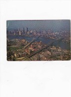 C-3747 - CARTOLINA AERIAL VIEW OF NEW YORK CITY SKYLINE - PONTI - Time Square