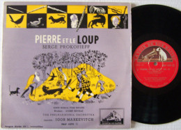 LP 25cm BIEM Pierre Et Le Loup OP 67 Conte Musical De PROKOFIEV Pour Enfan - Children