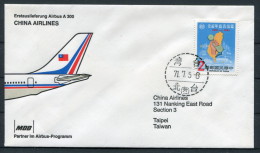 China Airlines MBB Airbus A300 Flight Cover - Posta Aerea