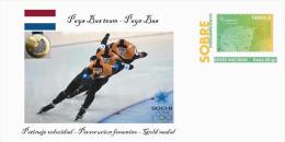 Spain 2014 - XXII Olimpics Winter Games Sochi 2014 Gold Medals Special Prepaid Cover - Patinaje Femenino Pays Bas - Winter 2014: Sotschi