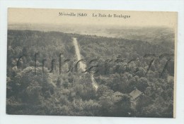 Méreville (91) :  Vue Aérienne Sur La Route Principale De La Fôrêt De Boulogne Au Niveau D'une Villa En 1943  PF. - Mereville