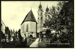 Straubing  -  St. Peter Mit Agnes Bernauer Kapelle  -  Ansichtskarte Ca.1930    (3050) - Straubing