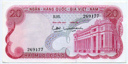 South Vietnam Viet Nam 20 Dong UNC Banknote 1969 - P#24a - Viêt-Nam