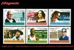 AMERICA. CUBA MINT. 2014 V CENTENARIO DE LA VILLA DE SANTA MARÍA DEL PUERTO PRÍNCIPE - Neufs