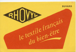 Buvard  Marque  RHOVYL  Le  Textile  Français  Du  Bien - être - Verzamelingen & Reeksen