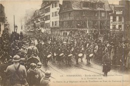 67 STRASBOURG - Entrée Solennelle Du Maréchal Pétain 25/11/18 - La Nouba Du 4° Rgt Mixte De Tirailleurs - Strasbourg