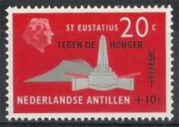 Mcx0333 TEGEN DE HONGER AGAINST HUNGER KAMPF GEGEN DEN HUNGER ** OPDRUK OVERPRINT ** NEDERLANDSE ANTILLEN 1963 PF/MNH - ACF - Aktion Gegen Den Hunger