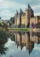 Cp , 56 , JOSSELIN , Le Château Se Reflétant Dans L'Oust - Josselin