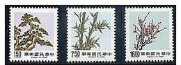 Taiwan 1988 Pine Bamboo Plum Stamps 4-3 Flower Flora - Nuovi