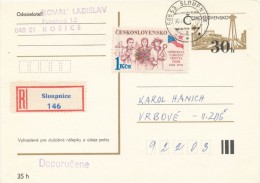 I3001 - Czechoslovakia (1978) Sloupnice - Briefe U. Dokumente