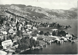 Oberägeri - Mit Dem Flugzeug über...          Ca. 1950 - Oberägeri