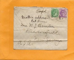 India 1906 Cover Mailed To USA - 1902-11 Koning Edward VII